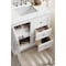 James Martin Vanities De Soto 36in Single Vanity, Bright White, w/ 3 CM Ethereal Noctis Quartz Top 825-V36-BW-3ENC - alternate 3